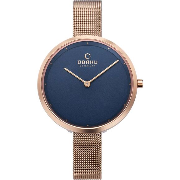 Obaku Women's Classic Blue Dial Watch - V227LXVLMV - Picture 1 of 1